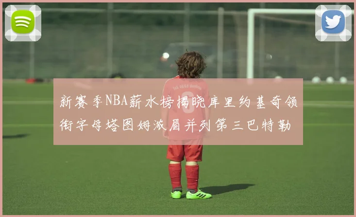 新赛季NBA薪水榜揭晓库里约基奇领衔字母塔图姆浓眉并列第三巴特勒排名第十