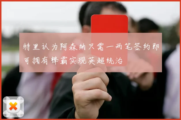 特里认为阿森纳只需一两笔签约即可拥有锋霸实现英超统治